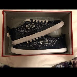 Womens blue guess shoes